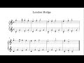 London Bridge - Suzuki Piano School 1