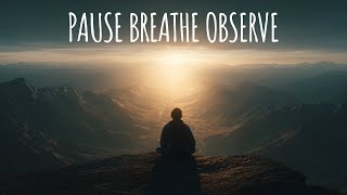 2 Minute Guided Meditation - Pause, Breathe & Observe