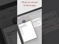 Marking messages as unread | iOS tutorial