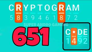 CRYPTOGRAM 651