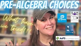 Finding a PRE-ALGEBRA Middle School Math Curriculum
