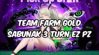 SABUNAK TEAM FARM GOLD FORT SOGRES FLOOR 6 JUST 3 TURN EZ PZ | 7DS GRAND CROSS