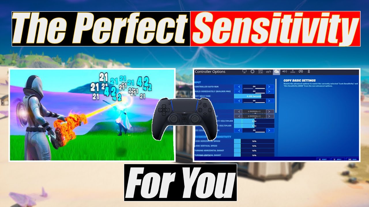 How To Find Your Perfect Sensitivity On Controller (Fortnite Battle ...