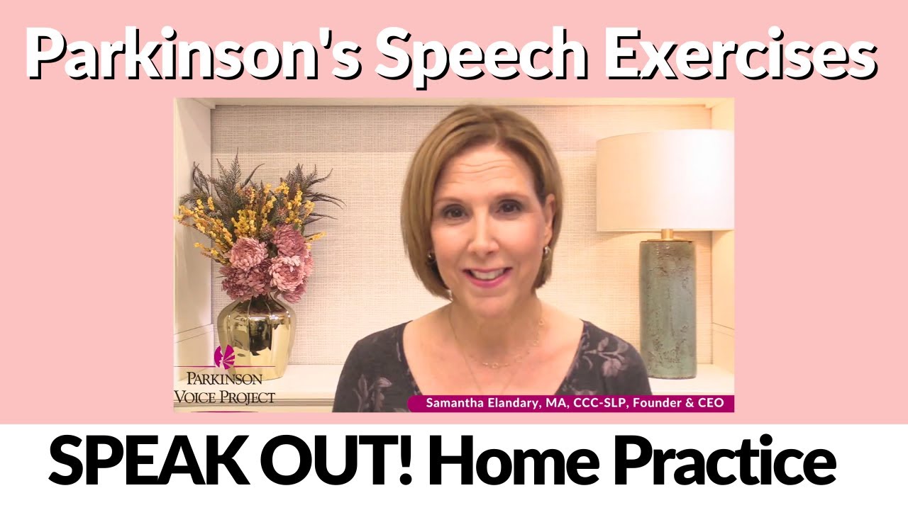 Parkinson's Speech Exercises: SPEAK OUT! Warm Up - YouTube