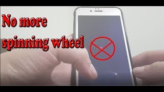SOLUTION!!! | Iphone blackscreen with the annoying spinning wheel, then lock screen