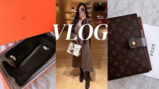 HERMES SUEDE JUMPING BOOTS UNBOXING • NEW YEAR GOAL SETTING • COOKING HEALTHY • WEEK IN MY LIFE VLOG