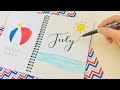 July Bullet Journal Setup | Audrey's Jar