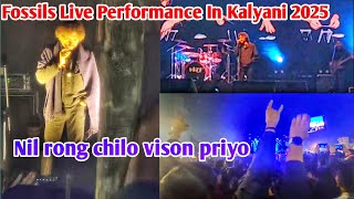 Fossils Live Performance In Kalyani 2025 | Nil rong chilo vison priyo live