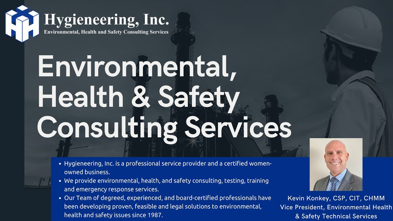 Environmental Health & Safety Consulting Services - YouTube