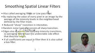 unit 3: IMAGE ENHANCEMENT-spatial filtering operations