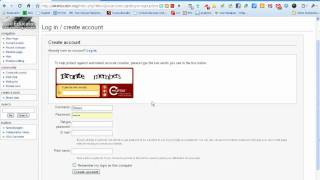 Wikieducator 1: Create an account