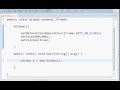 Java Swing Programming Tutorial 1 - Creating A Window