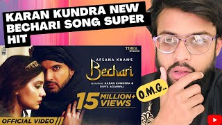 Karan Kundra New Song BECHARI | Afsana Khan | Divya Agarwal | Latest Punjabi Love Song 2022 Reaction