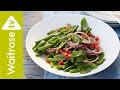 Green Bean Salad with Tomato and Basil Dressing | Waitrose