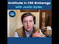 Gratitude in Commercial Real Estate Brokerage