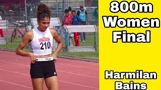 800m Women Final #Harmilan Bains | 96th Senior Open Punjab State Athletics Championship 2021 Patiala