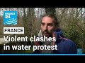 New violent clashes rock France in water protest • FRANCE 24 English