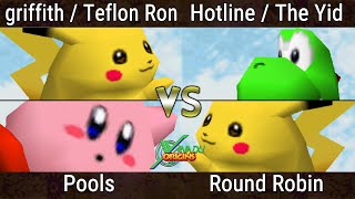 Xanadu Origins - griffith \u0026 Teflon Ron Vs. Hotline \u0026 The Yid - Smash Bros - SSB64