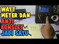 cara mudah gabungkan watt meter dan anti konslet dalam satu wadah box alat servis lampu