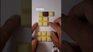 Lifehack Trick Chocolate Puzzle Part 6 #puzzle #lifehacks #tricks #chocolate @Qrinna_art