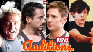 Marvel Actors Audition Tapes  Mcu Actors Auditions For Their Marvel Role  Funny Mcu Audition Tapes