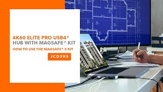 j5create JCD395: How to use the MagSafe® 3 Kit