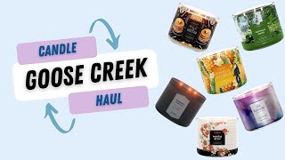 Goose Creek Candle Haul from February 13, 2025 (6/$60 Sale)