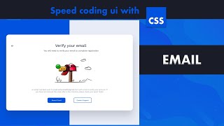 CSS Speed Coding - Email UI