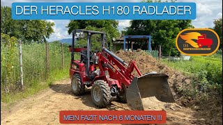 Der Heracles H180 Radlader / Hoflader mein Fazit nach 6 Monaten!