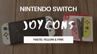 Unboxing Pastel Pink and Yellow Joy Cons for the Nintendo Switch!