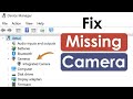 Camera missing in device manager windows 11