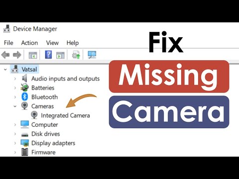 camera driver missing from device manager windows 11