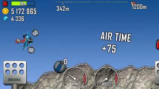 Climb Racing 1 - AIR CAR, AIR CAR, airplane hill climb racing, mountain record, new hill climb racin