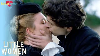 Laurie Passionately Kisses Amy | Little Women (2019) | Love Love