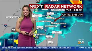 NEXT Weather - Miami + South Florida Forecast - Tuesday Morning 11/22/22
