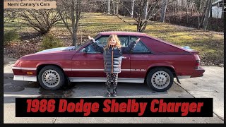 1986 Dodge Shelby Charger Turbo!