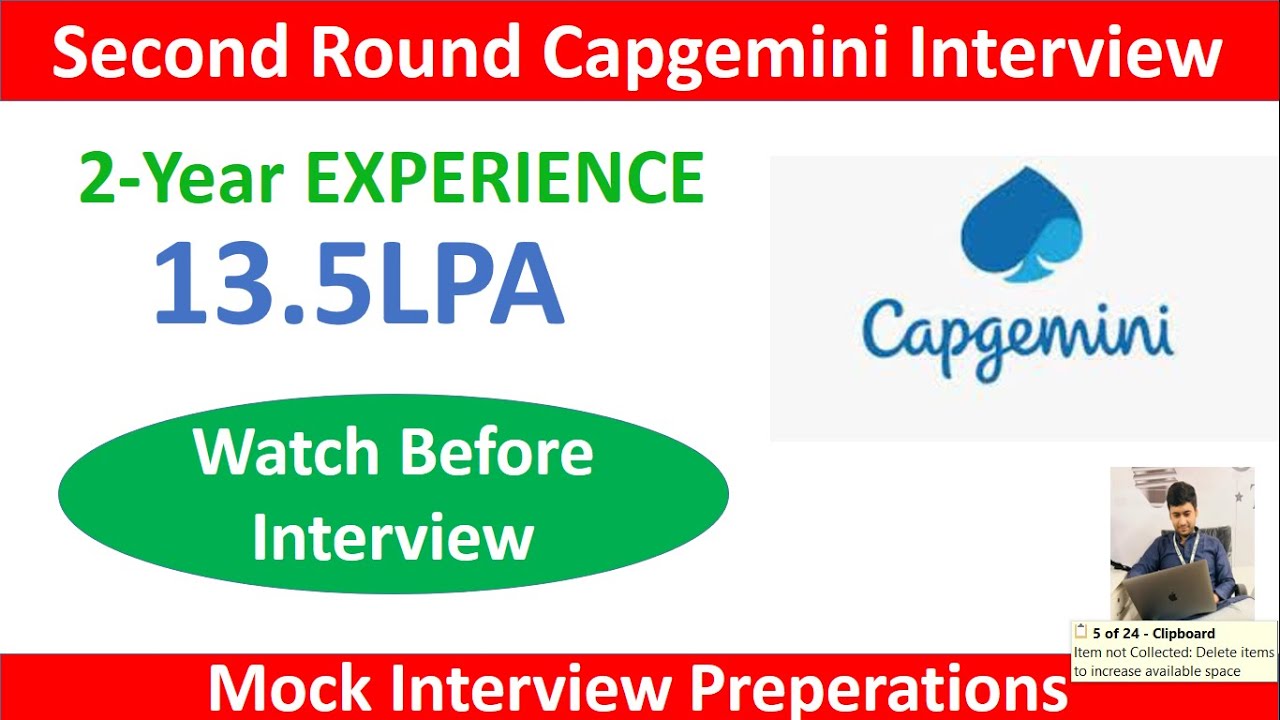 Java Developer Interview | Capgemini Interview Tips | Java Developer ...