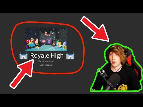 I Made Kreekcraft Play Royale High School Roblox - 