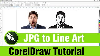 Corel Draw Tutorial : Conver JPG to Line Art in CorelDraw | CorelDraw Tips and Tricks