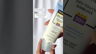 Neutrogena ultra light clean feel spf 50+  Sunscreen/ Best Sunscreen #skincare @neutrogena 2023