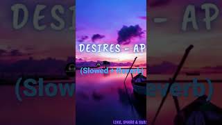 Desires (slowed+reverb) Ap Dhillon #slowandreverb #lofipunjabi #lofihindi #shortsindia #reels