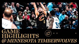 Cavs at Timberwolves | Game Highlights | 1.18.2025