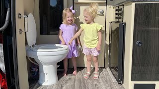 Our Van Has A Toilet - Preschoolers Flood Kitchen While We Pack