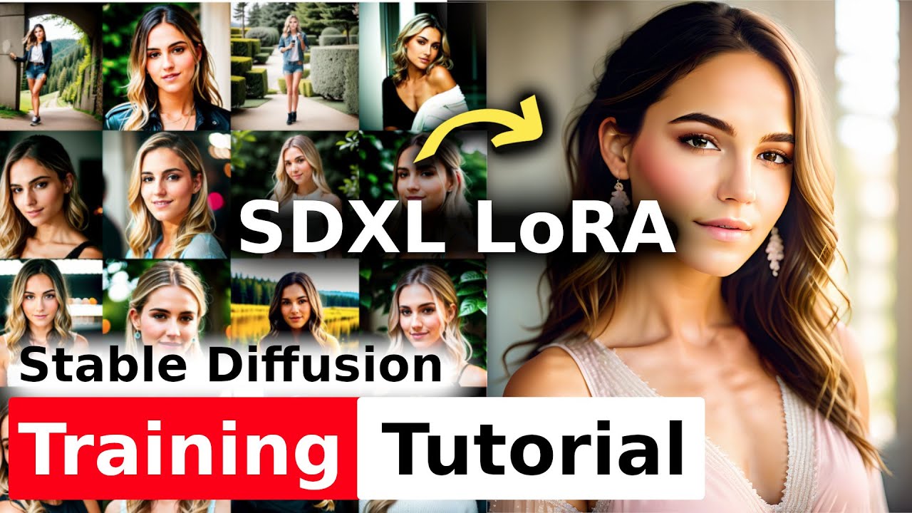 Stable Diffusion SDXL LoRA Training Tutorial - YouTube