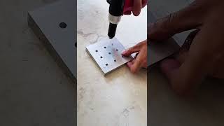 Plug rivet riveting effect display