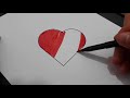 Çok kolay mükemmel kalp nasıl Çizilir__how to draw a perfect heart step by step tutorial