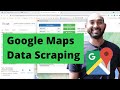 Google Maps Data Scraping by Free Instant Data Scraper Extension