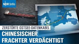 Sabotage in der Ostsee: Chinesischer Frachter unter Verdacht | Panorama 3