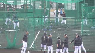 【プロ野球】2024.2.2（初日）オリックス　春季キャンプ　『野手組　Bグループ　バッティング　走塁』