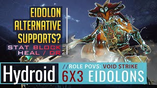 Warframe | Eidolons | 6x3 VS Hydroid PoV | 6 Hydrolysts Captured